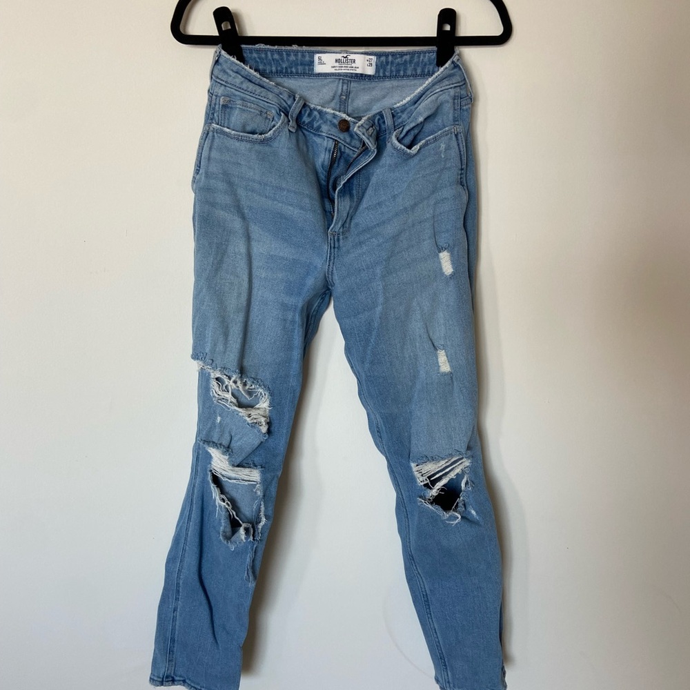 Hollister Light Blue ripped Jeans